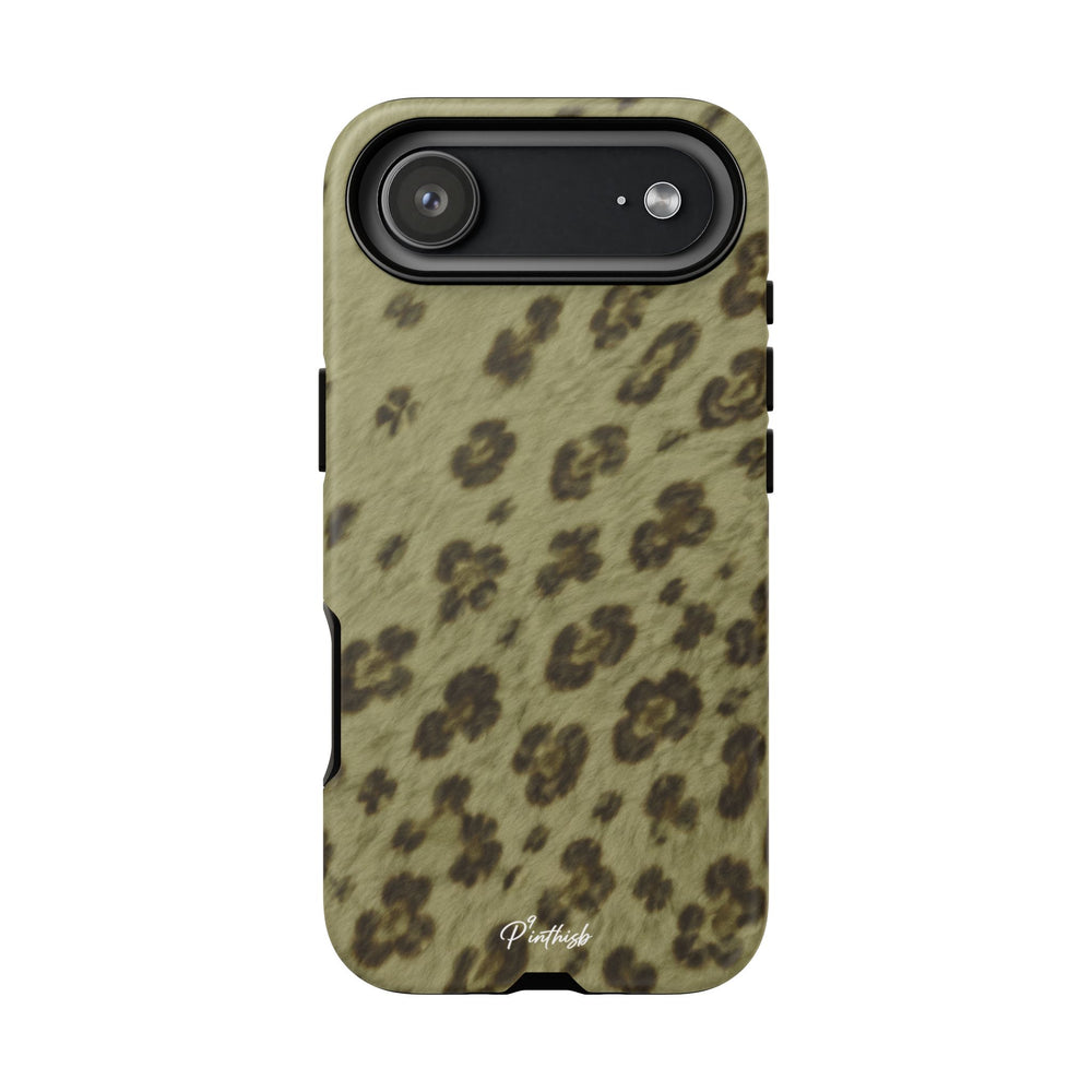 Olive Leopard Print Tough Case