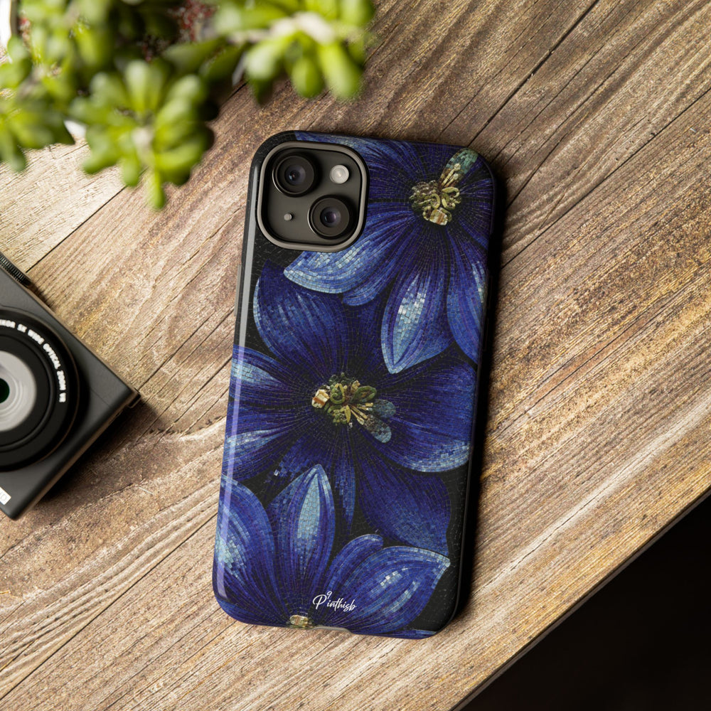 Blue Floral Tough Case