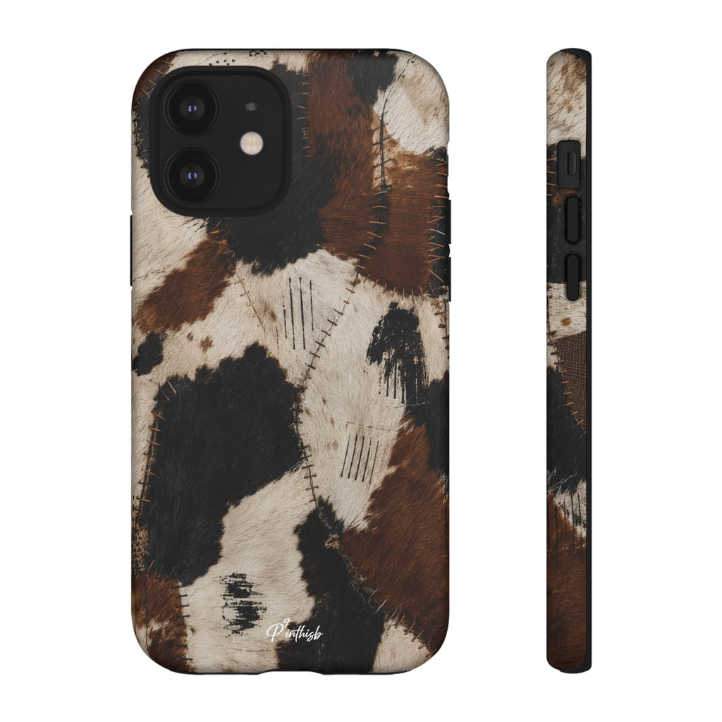 Brown & Black Animal Print Tough Case