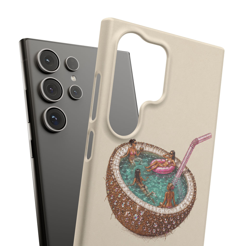 Coconut Pool Snap Phone Case