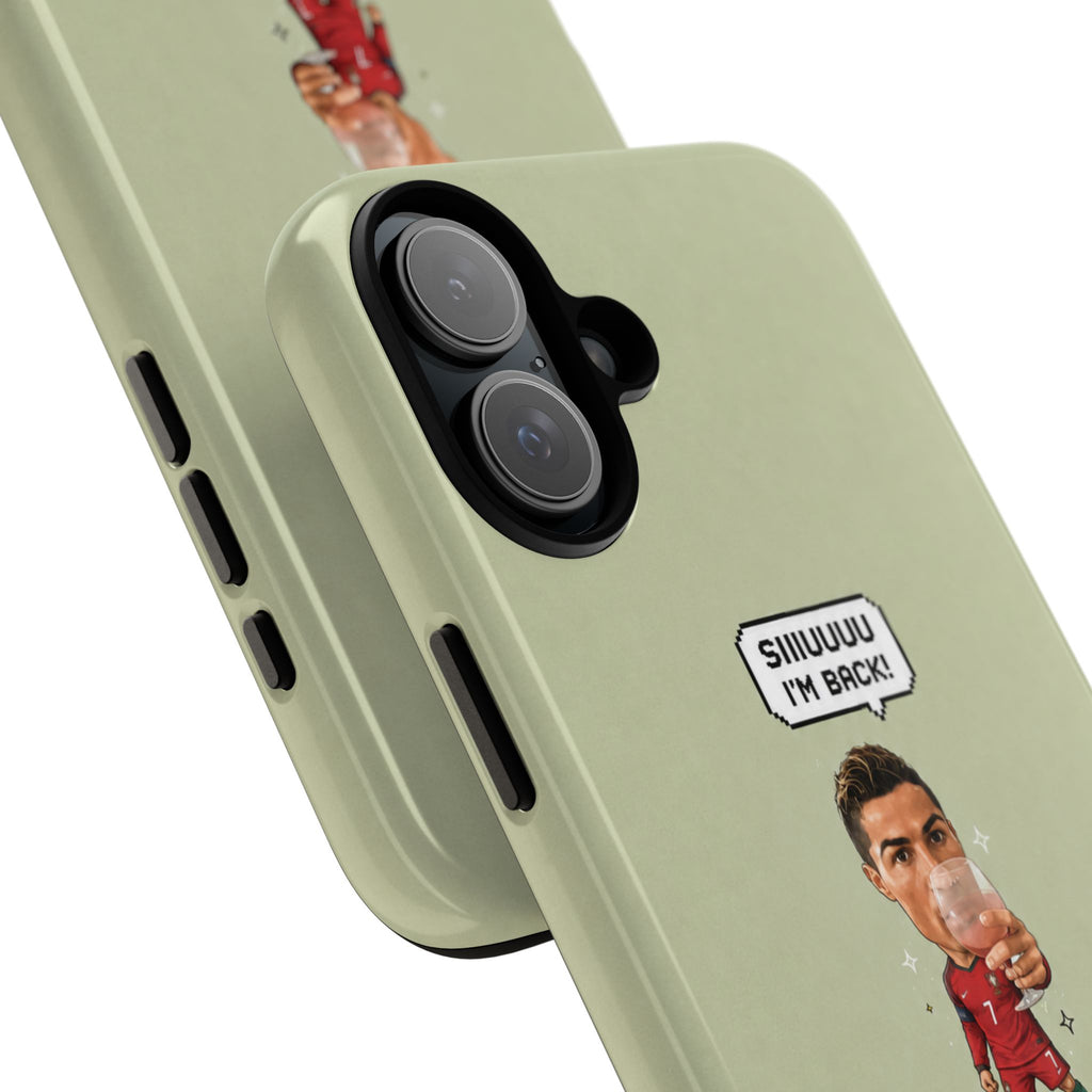 "SIIUUU, I'M BACK" CR7 Tough Phone Case
