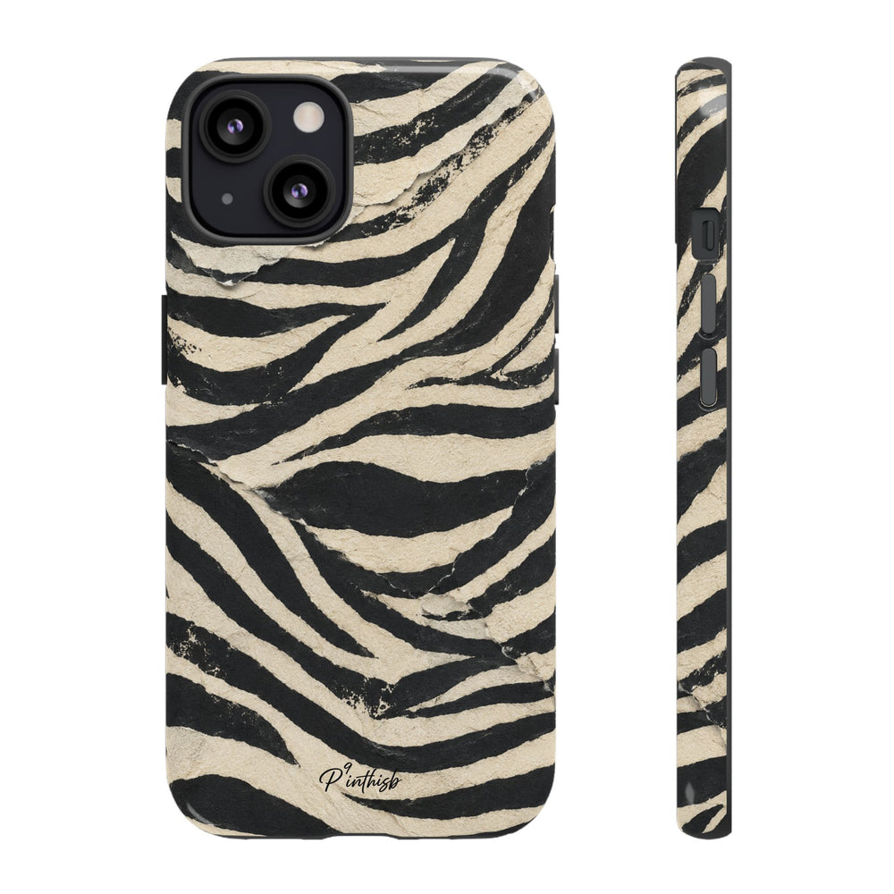 Zebra Stripe Tough Phone Case