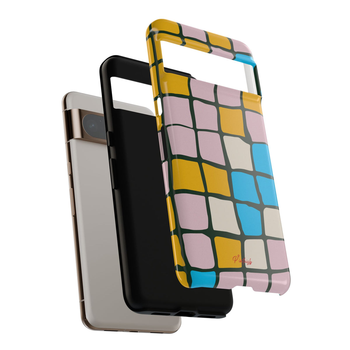 Color Grid Tough Phone Case