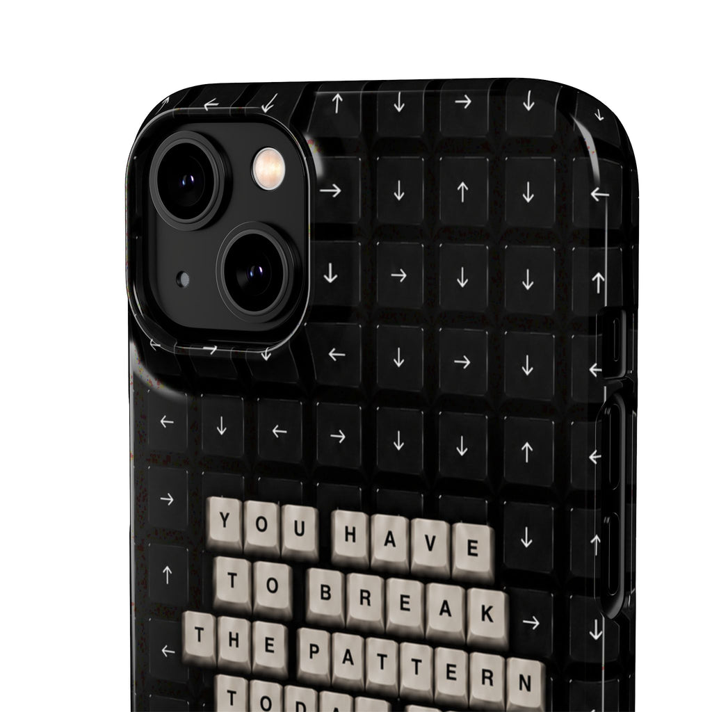 "Break the pattern" Keyboard Snap Case