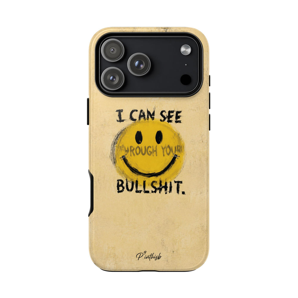 Smiley Anti-BS Tough Case