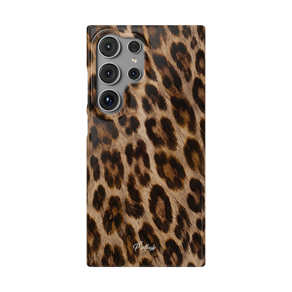 Leopard Print Snap Phone Case