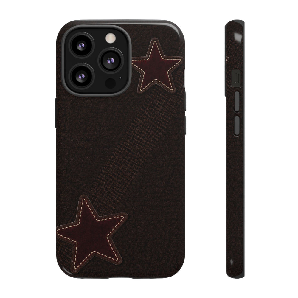 Rustic Stitched Star Phone Case