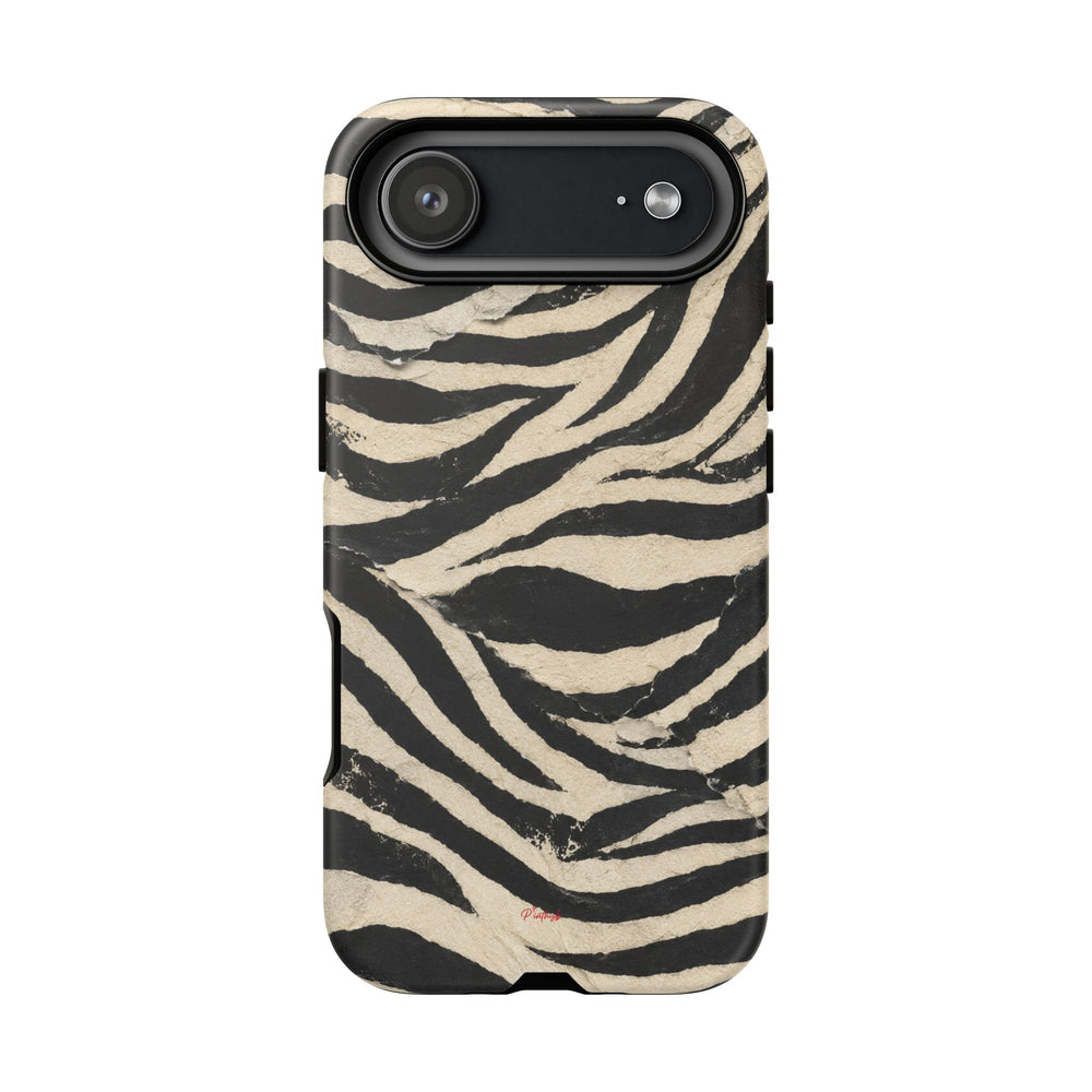 Wavy Peach & Mauve Tough Case