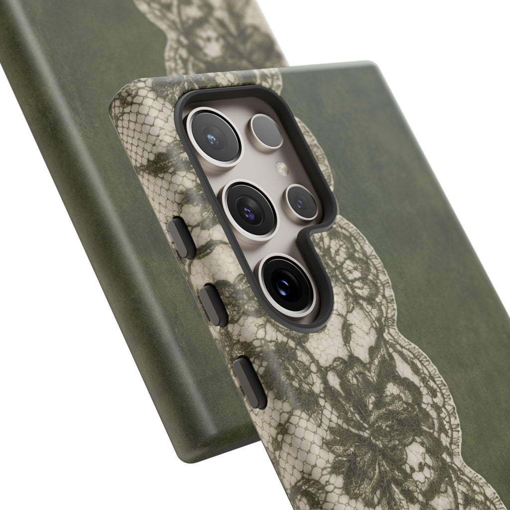 Olive Lace Tough Case