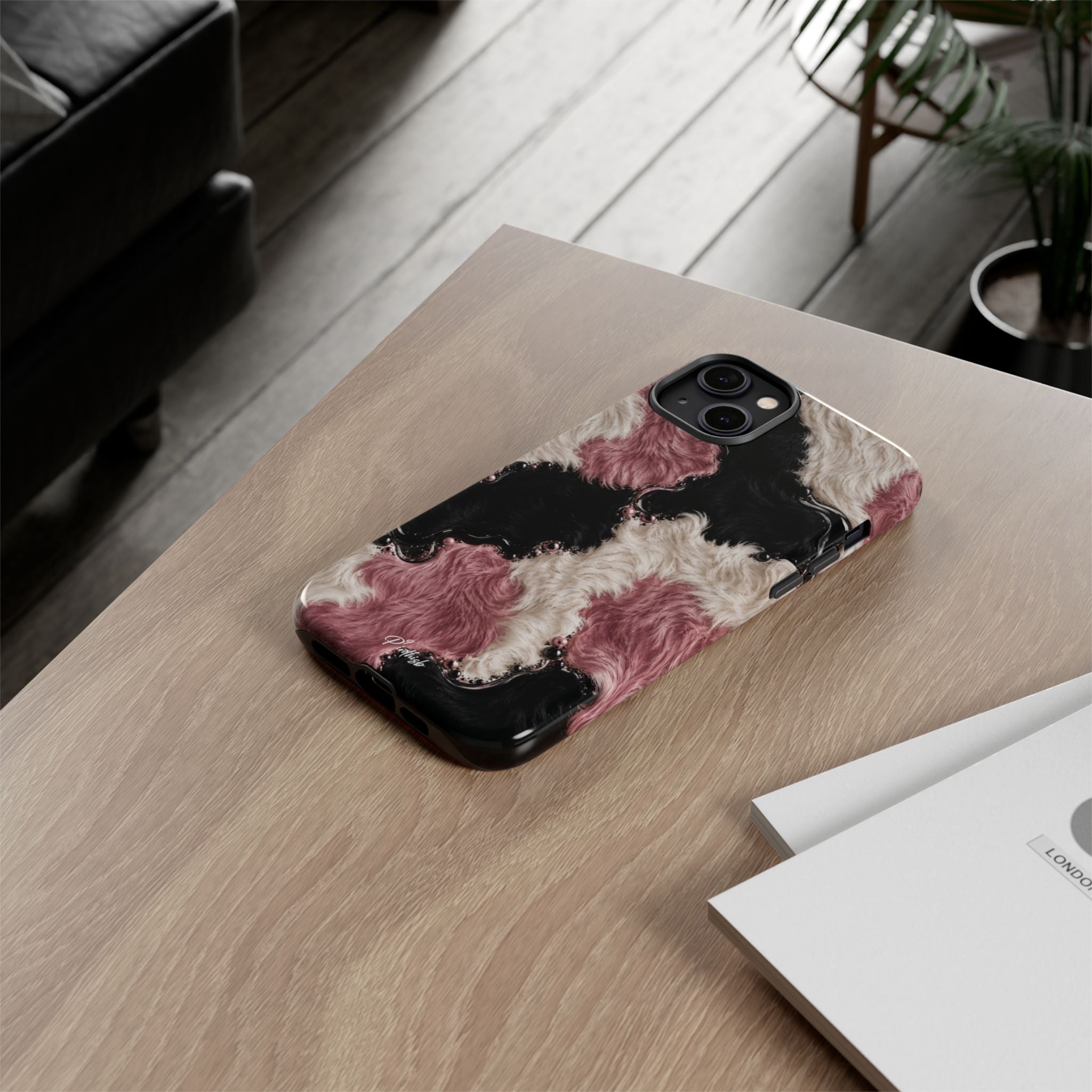 Cow Print Swirl Tough Case
