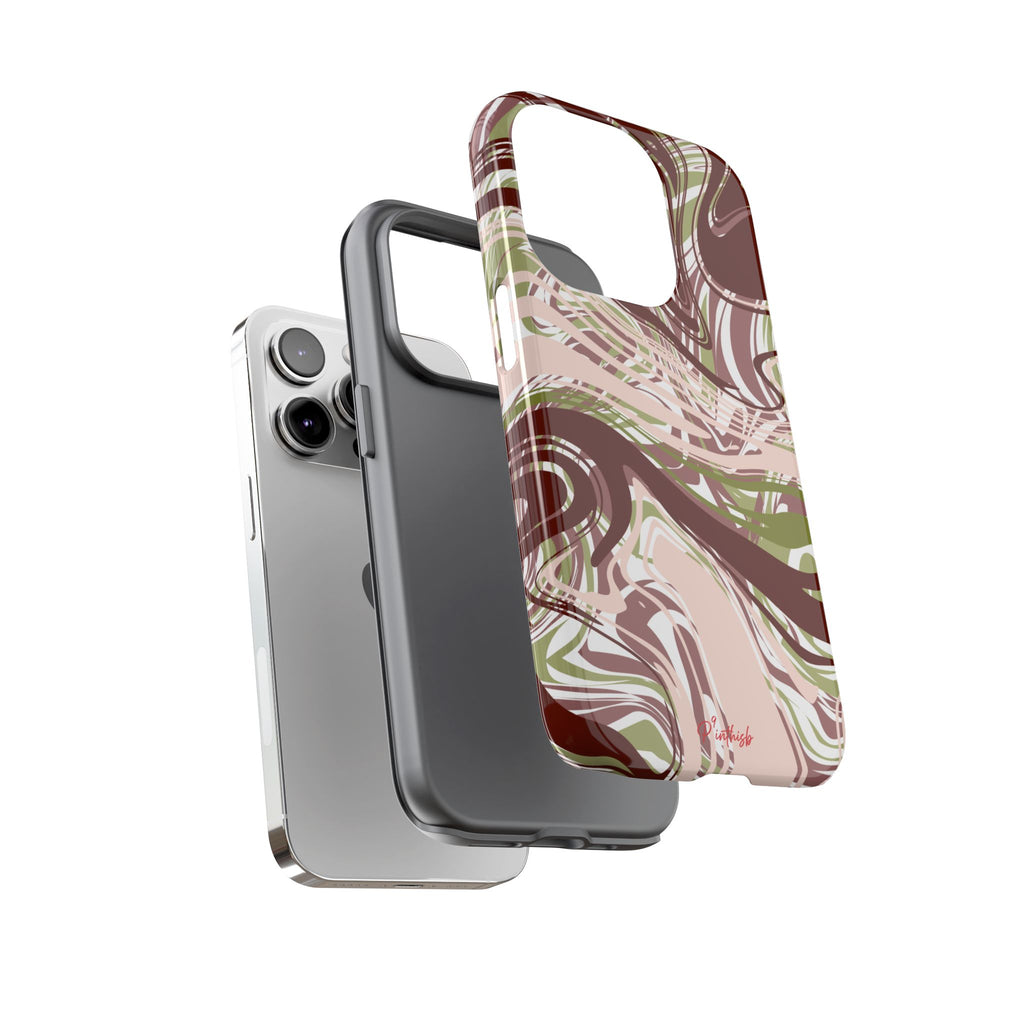Abstract Marbled Tough Phone Case