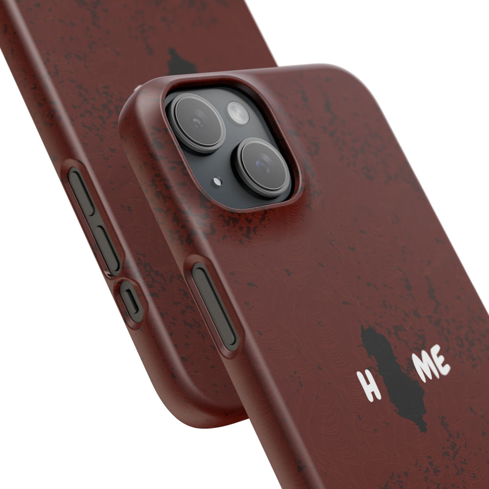 "HOME" Albania Snap Case