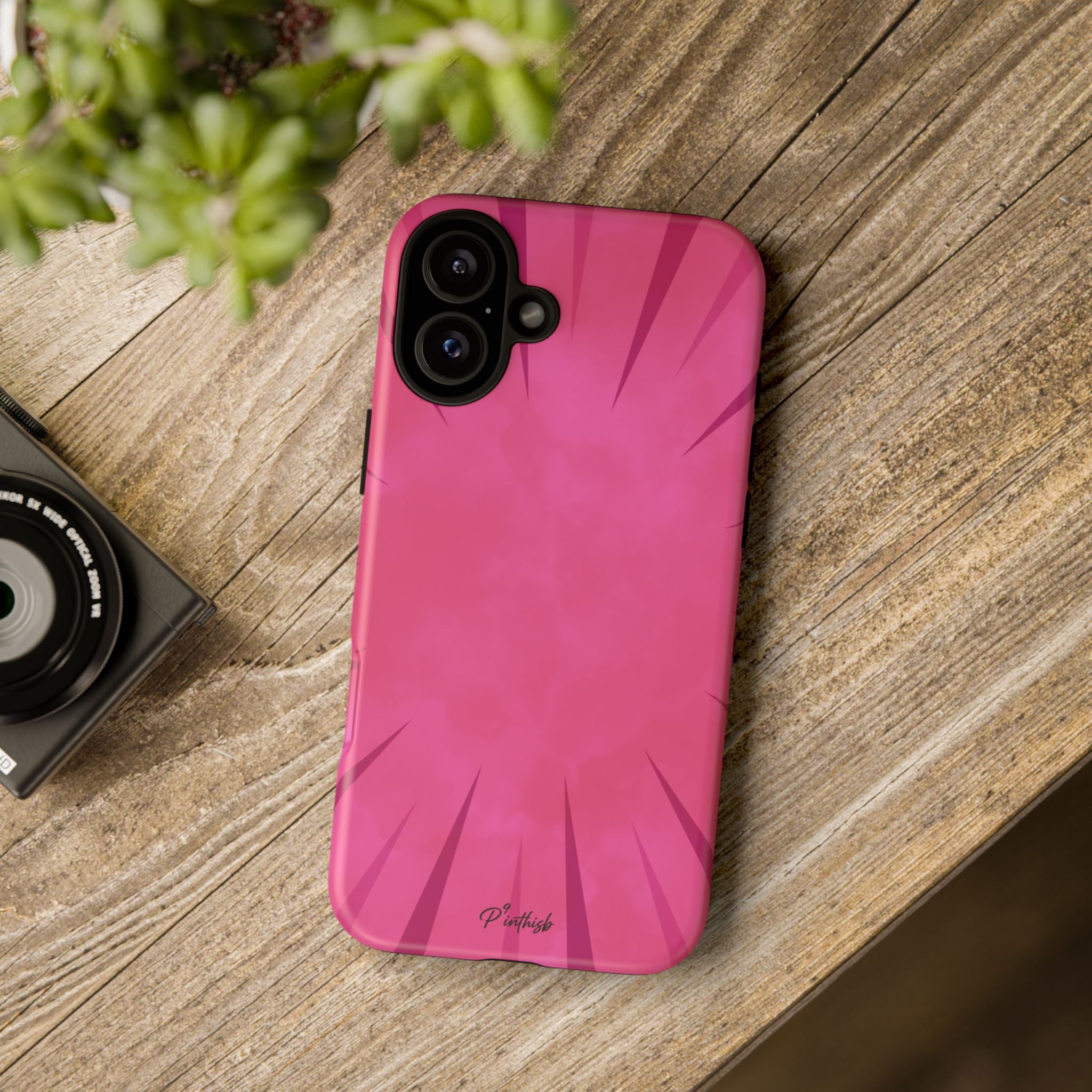 Pink Burst Tough Phone Case