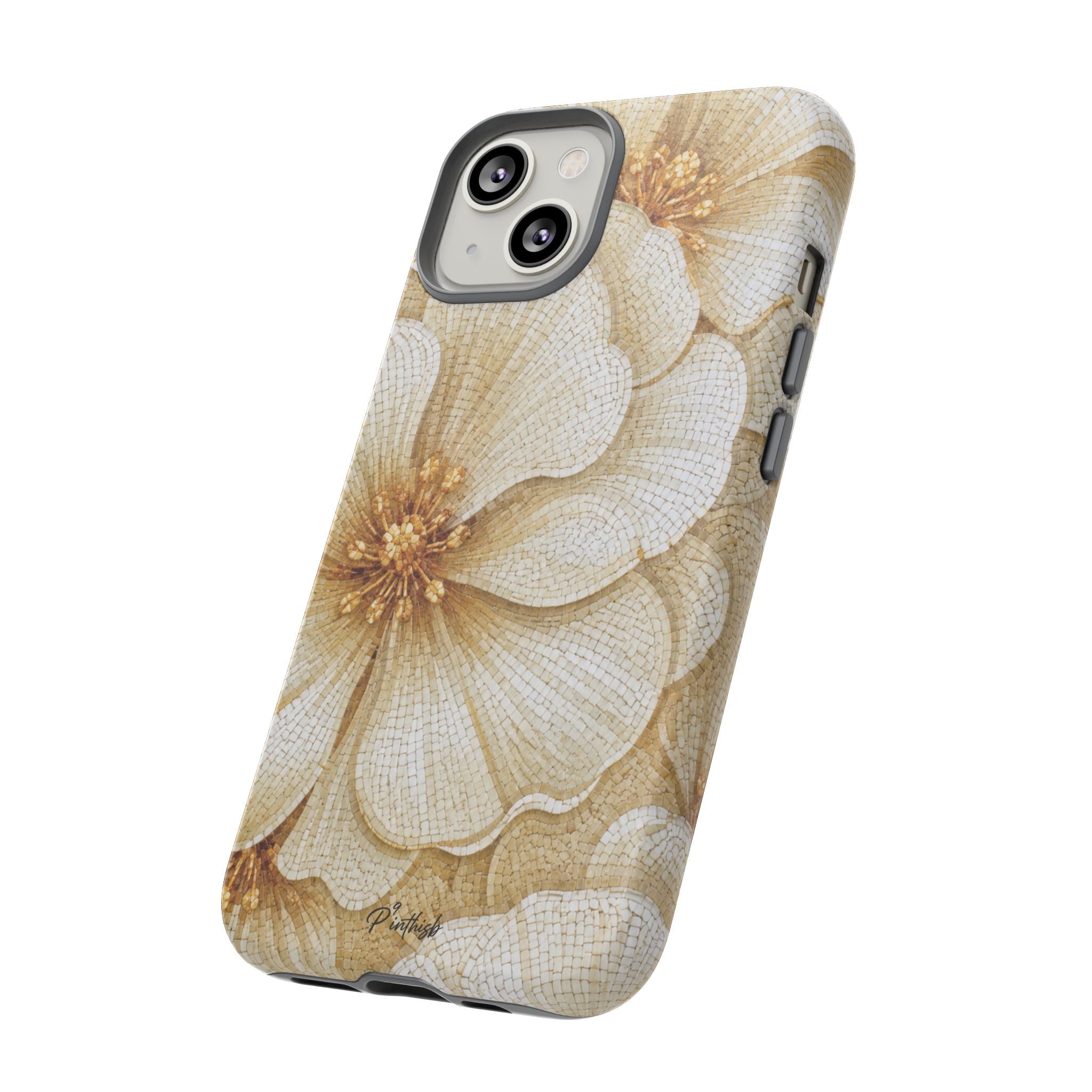 Floral Gold Bloom Tough Case