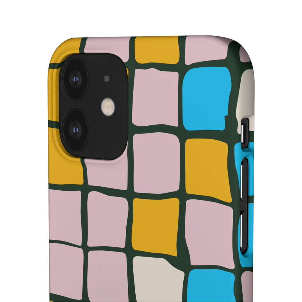 Color Grid Snap Phone Case