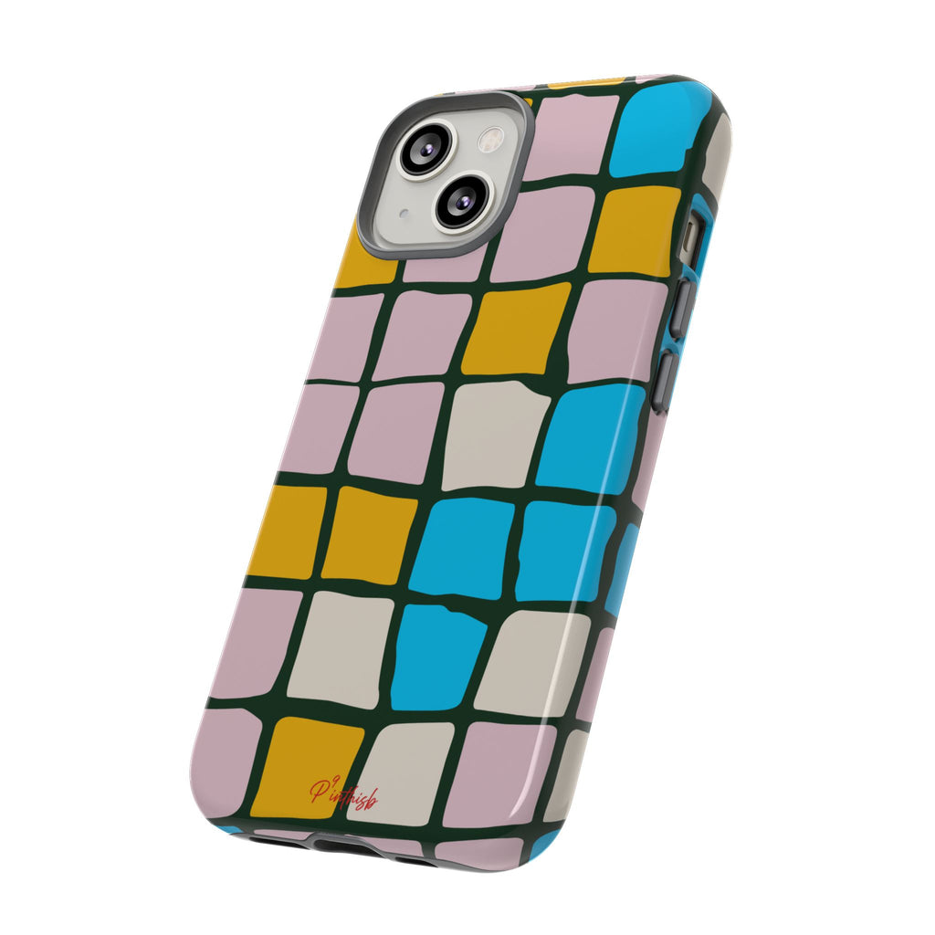 Color Grid Tough Phone Case