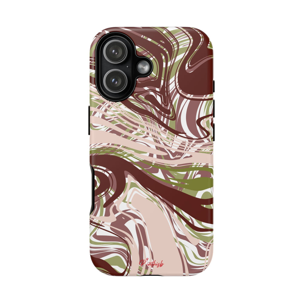 Abstract Marbled Tough Phone Case