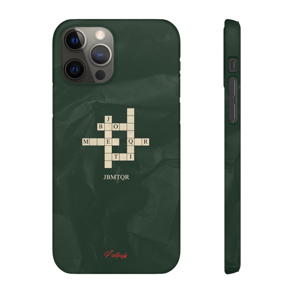 "JBMTQR crossword" Snap Phone Case
