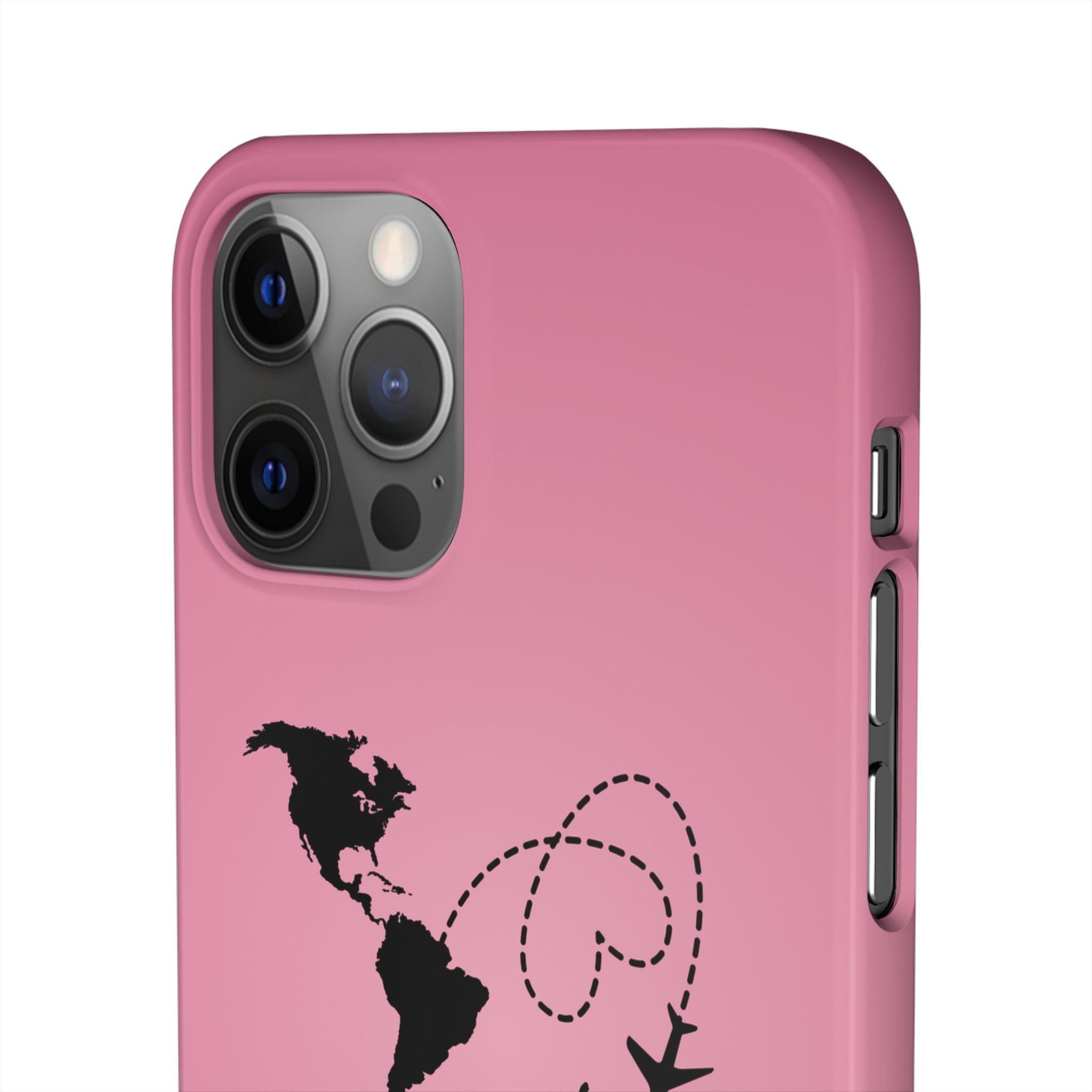 America to Albania Pink Snap Phone Case