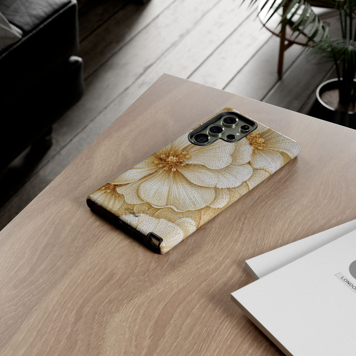 Floral Gold Bloom Tough Case