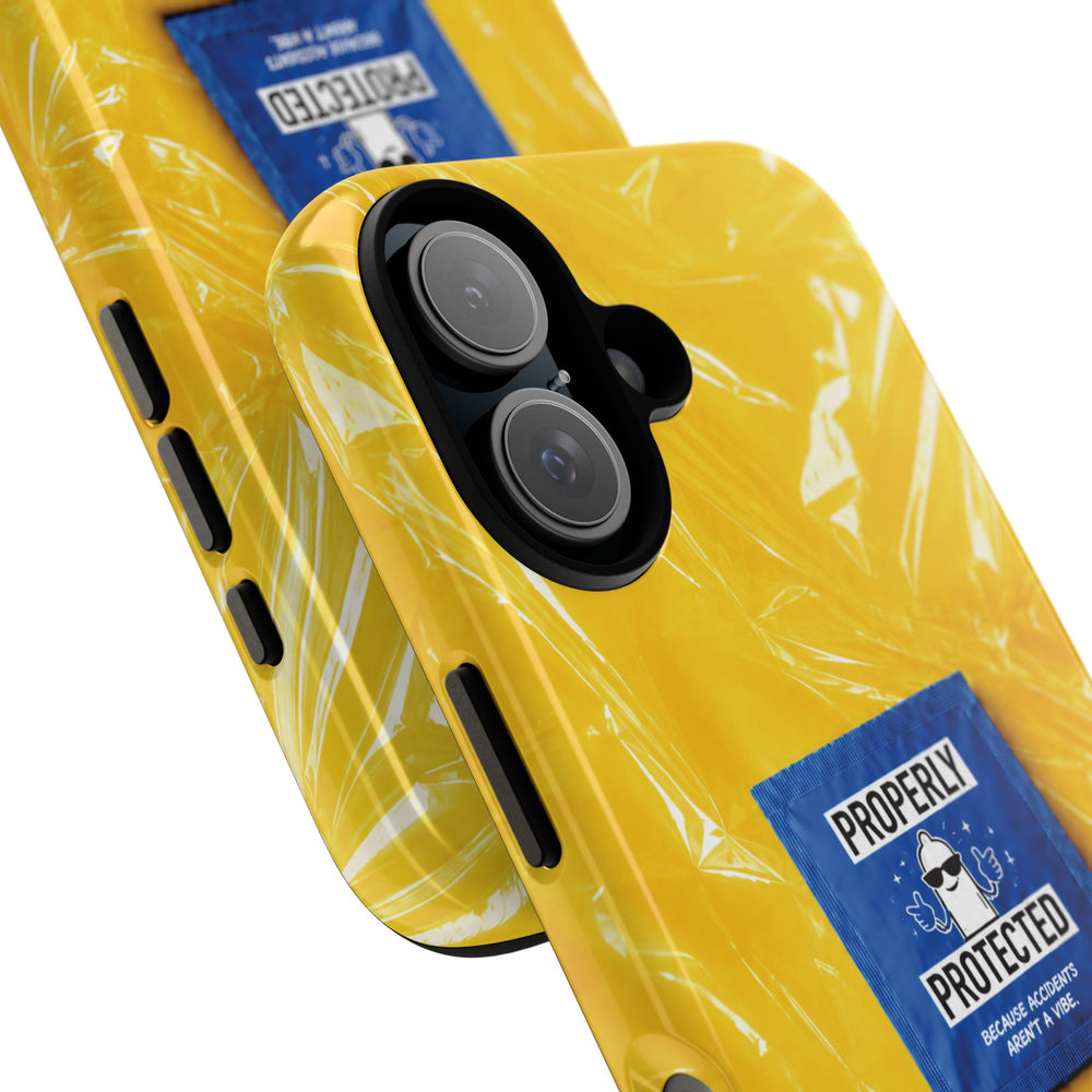 "Properly Protected" Graphic Phone Case