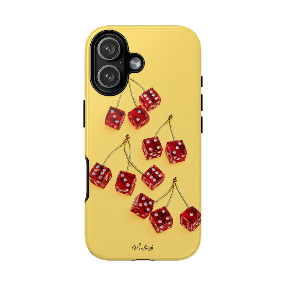 Cherry Dice Tough Phone Case