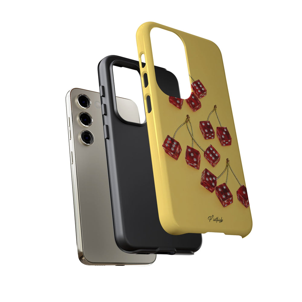 Cherry Dice Tough Phone Case