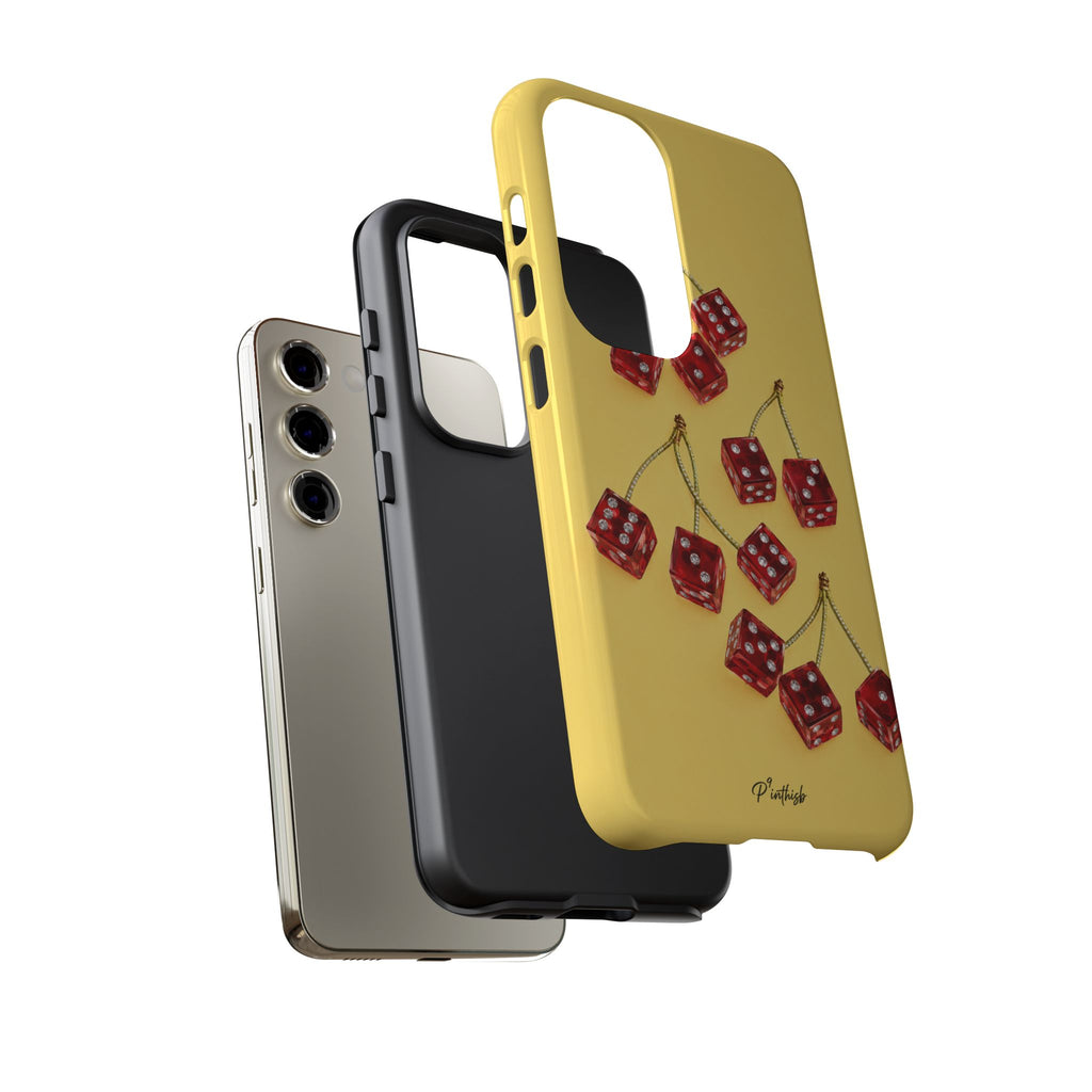 Cherry Dice Tough Phone Case