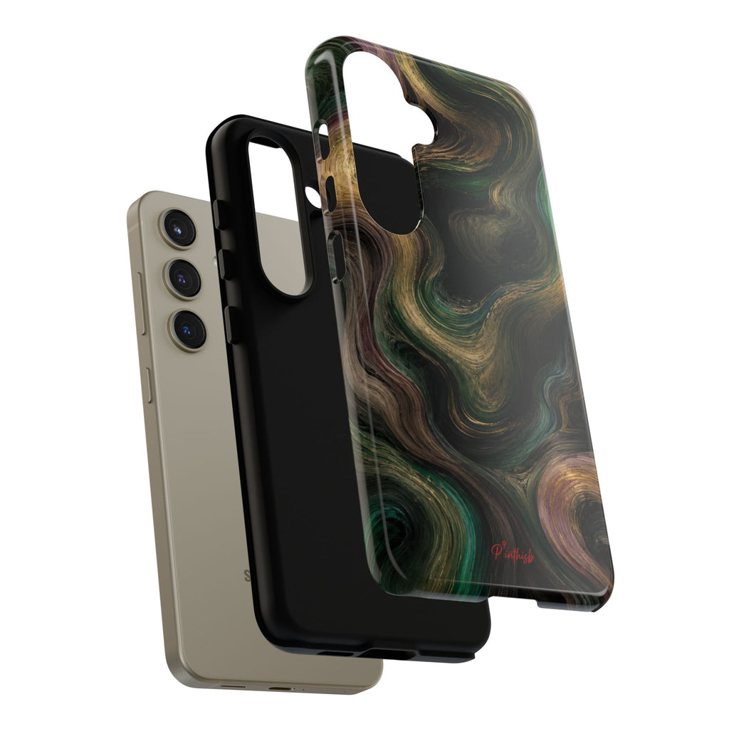 Marbled Forest Tough Phone Case