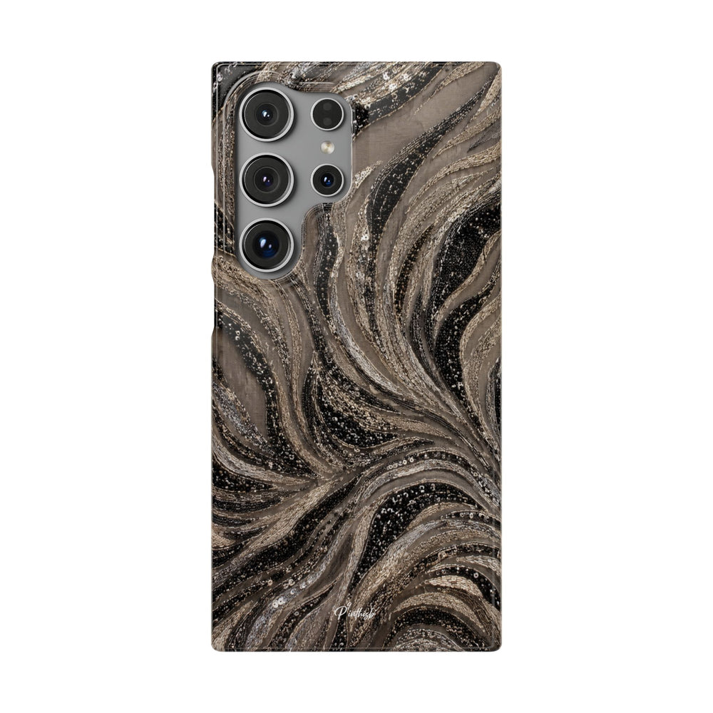 Neutral Swirl Protective Snap Case