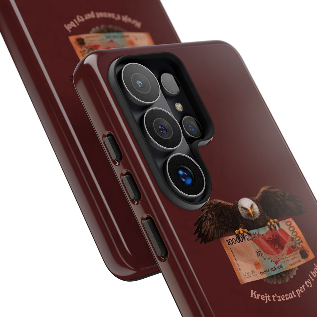 "Krejt t'zezat për ty i boj" Albanian Tough Phone Case