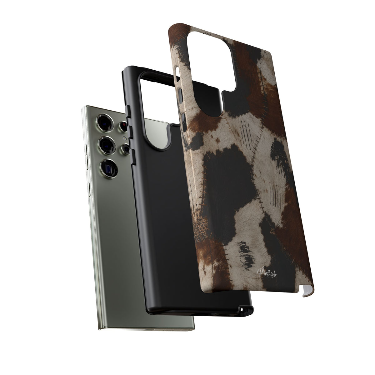 Brown & Black Animal Print Tough Case