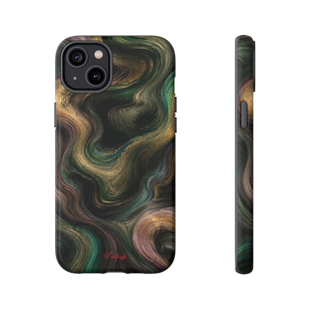Marbled Forest Tough Phone Case