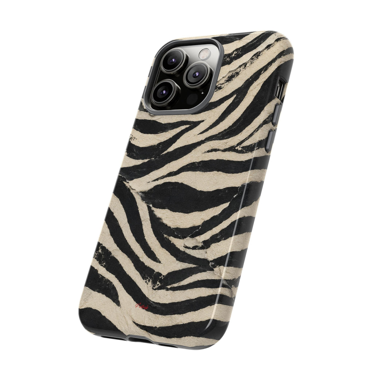 Wavy Peach & Mauve Tough Case