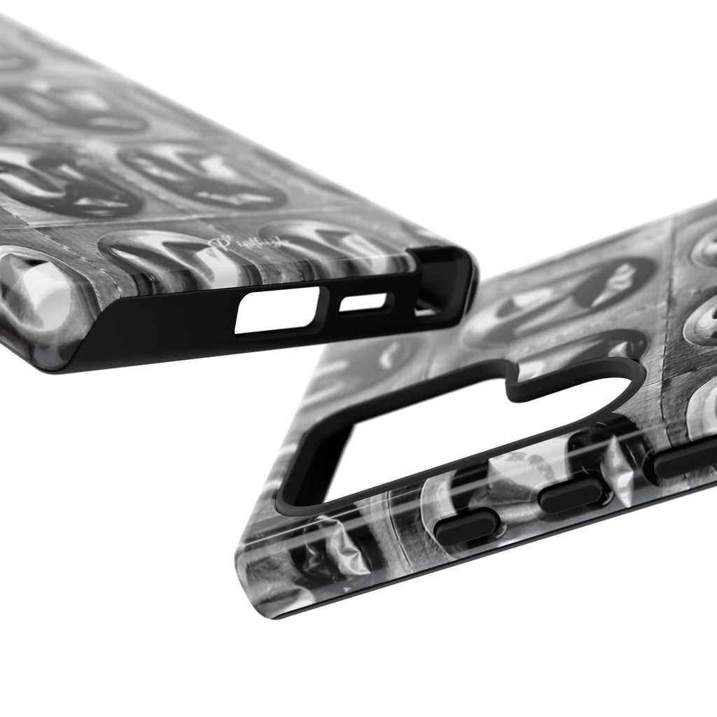 Metallic Mask Grid Tough Case