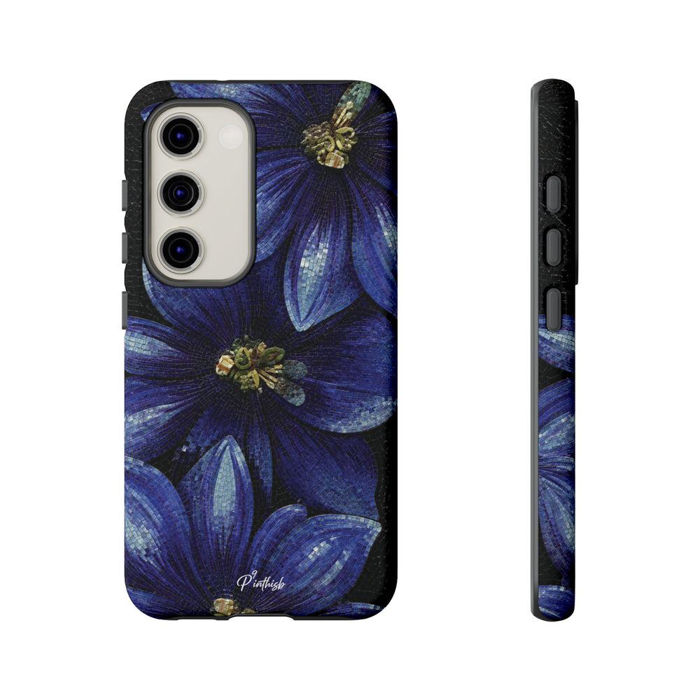 Blue Floral Tough Case