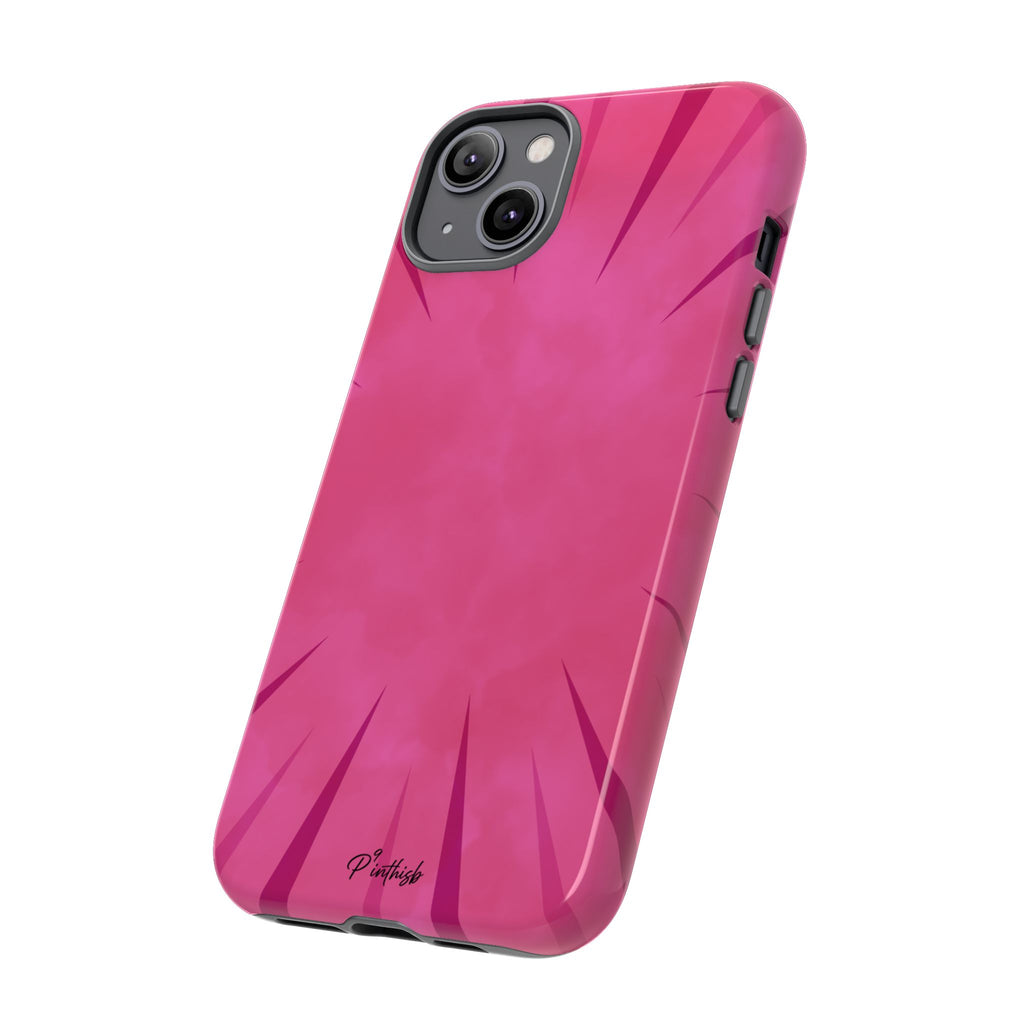 Pink Burst Tough Phone Case