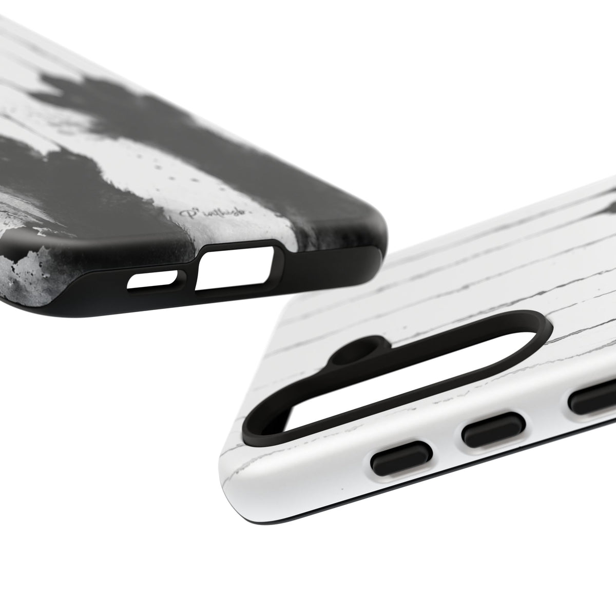 Black Ink Paw Print Tough Case
