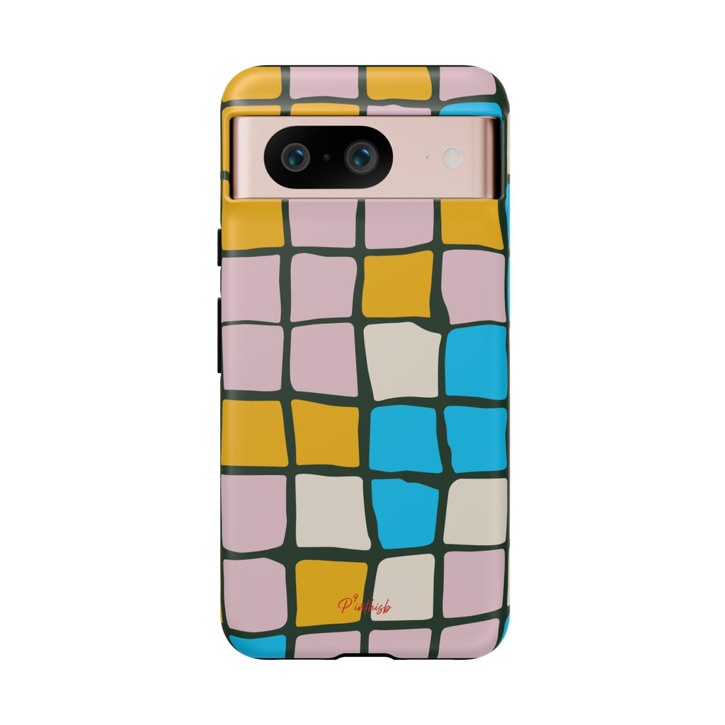 Color Grid Tough Phone Case