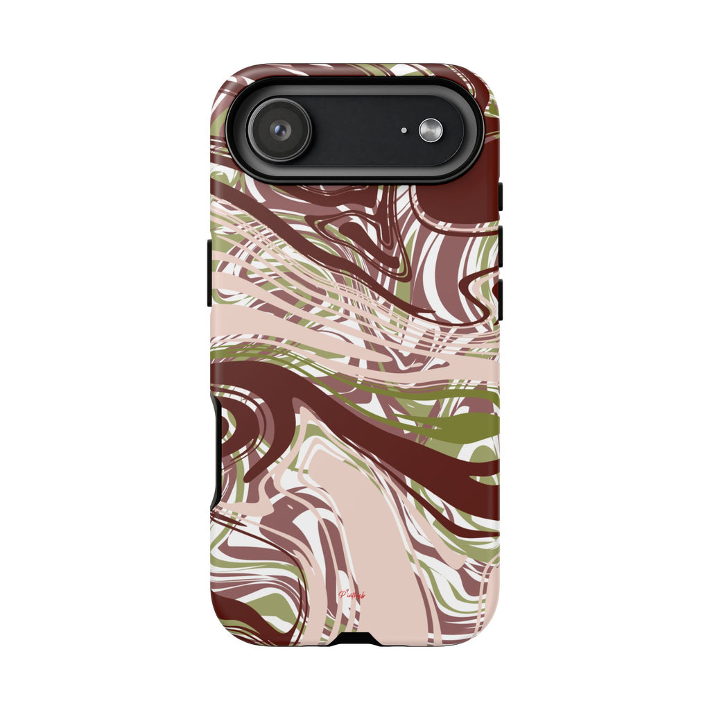 Abstract Marbled Tough Phone Case