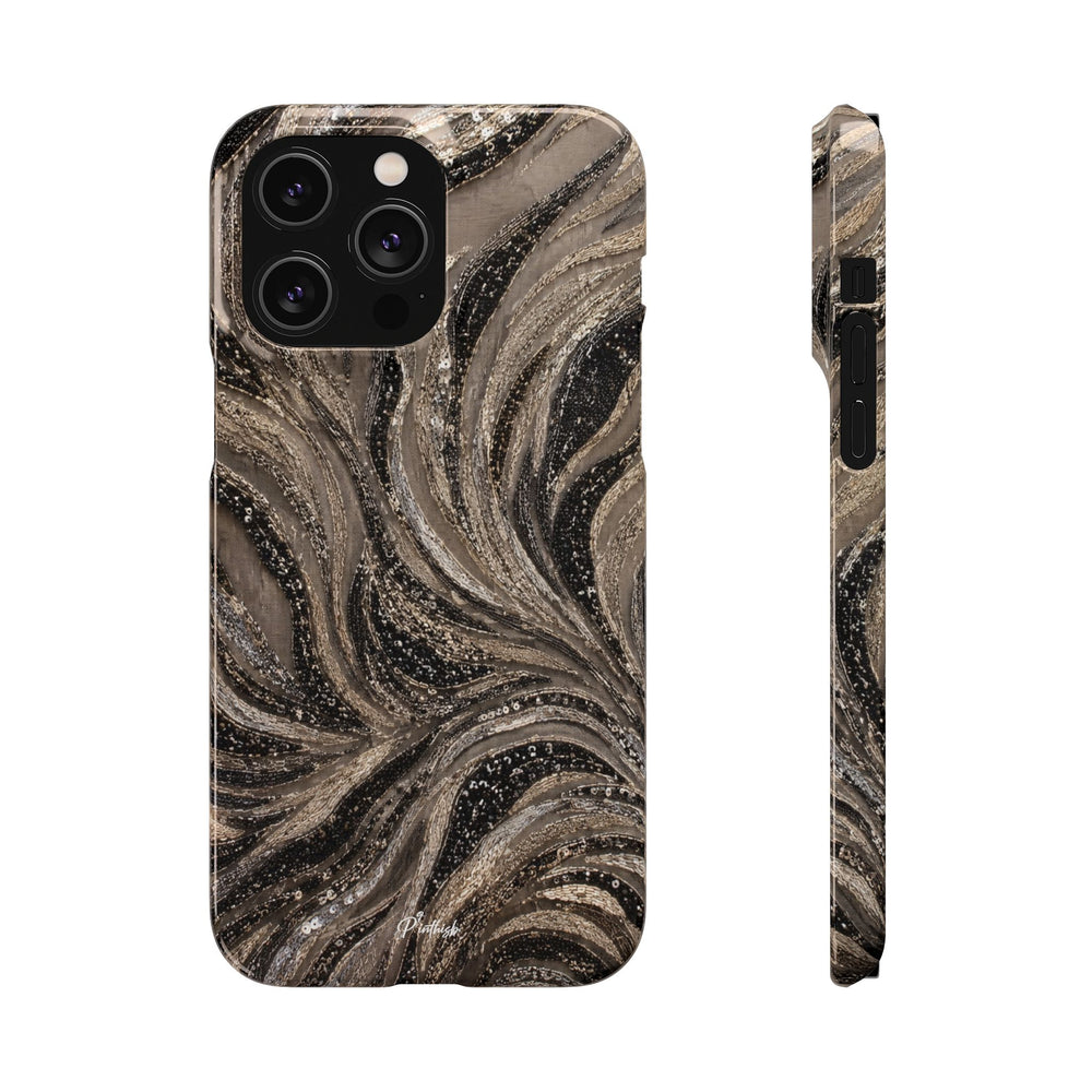 Neutral Swirl Protective Snap Case