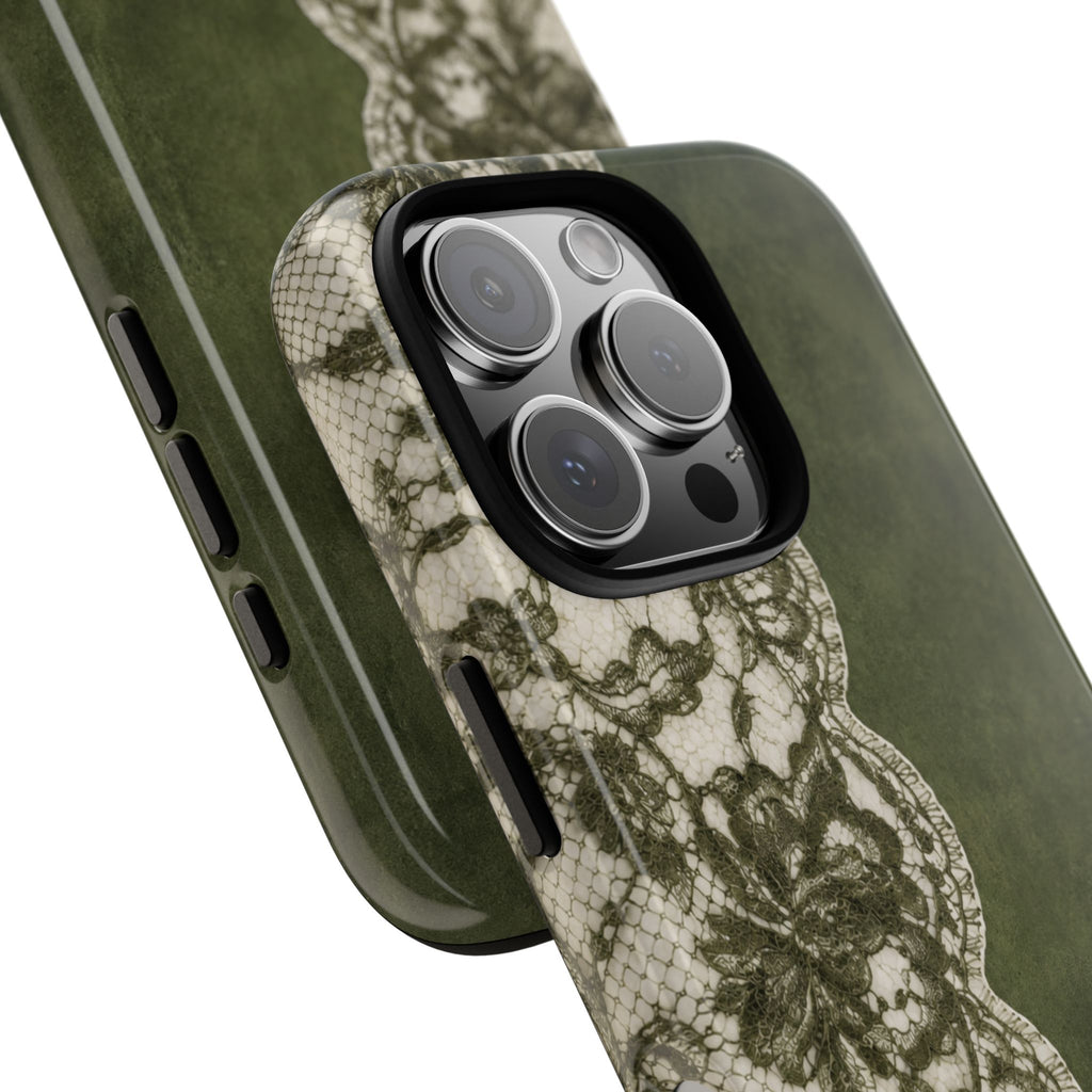 Olive Lace Tough Case
