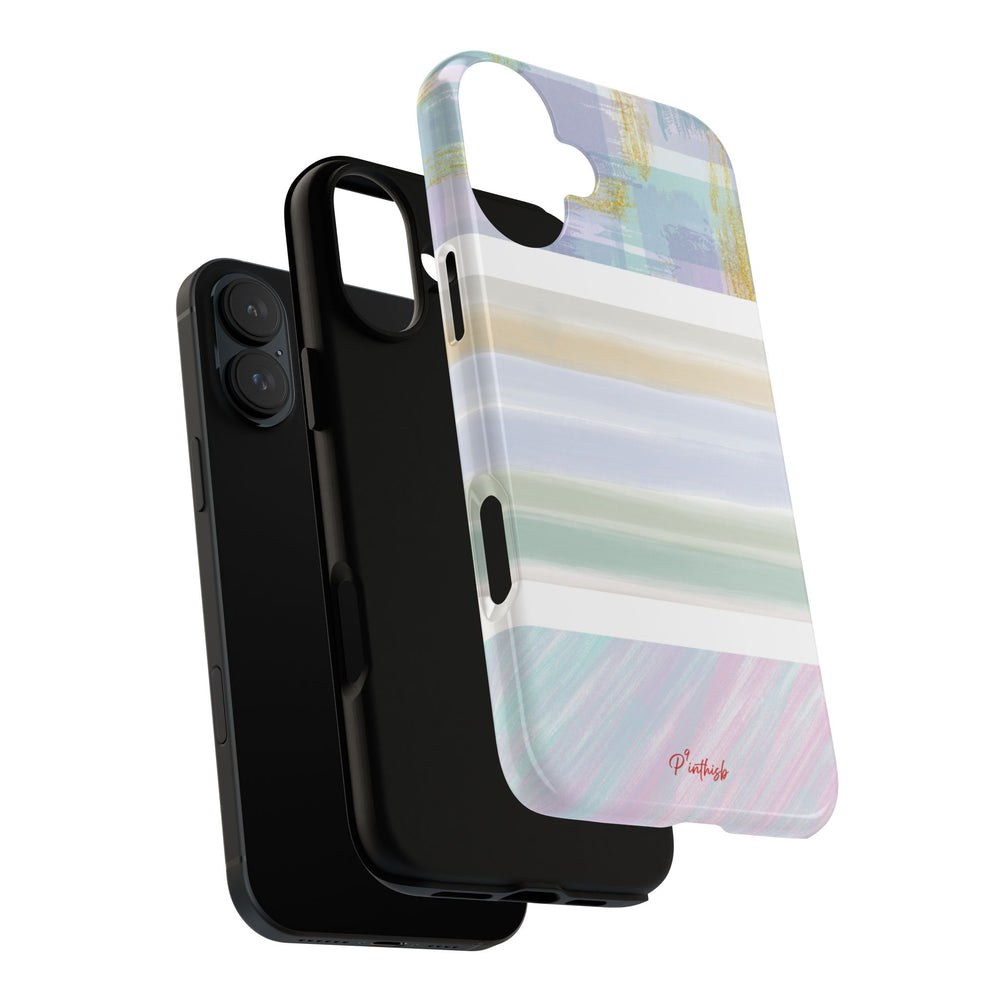 Pastel Stripe Tough Phone Case