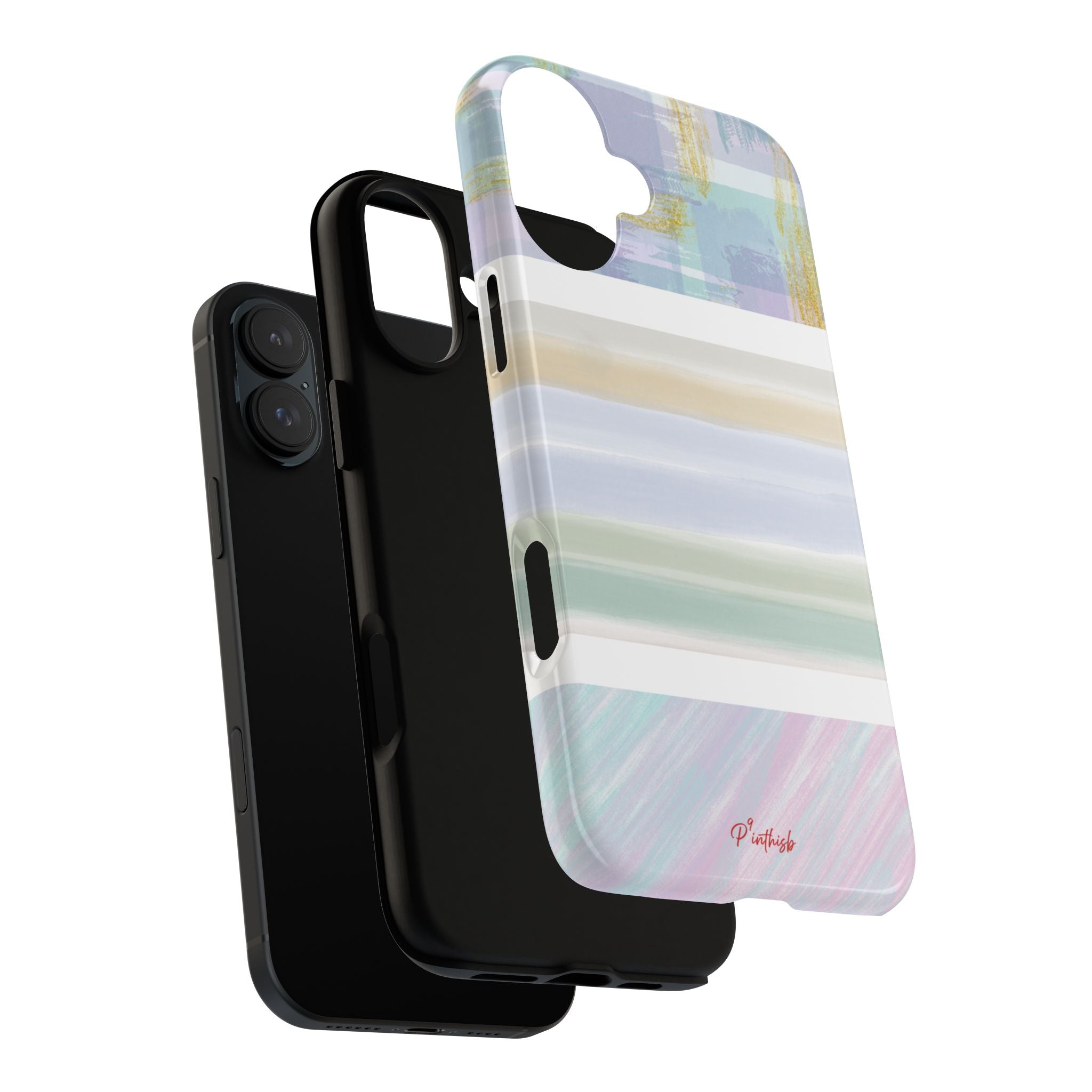 Pastel Stripe Tough Phone Case