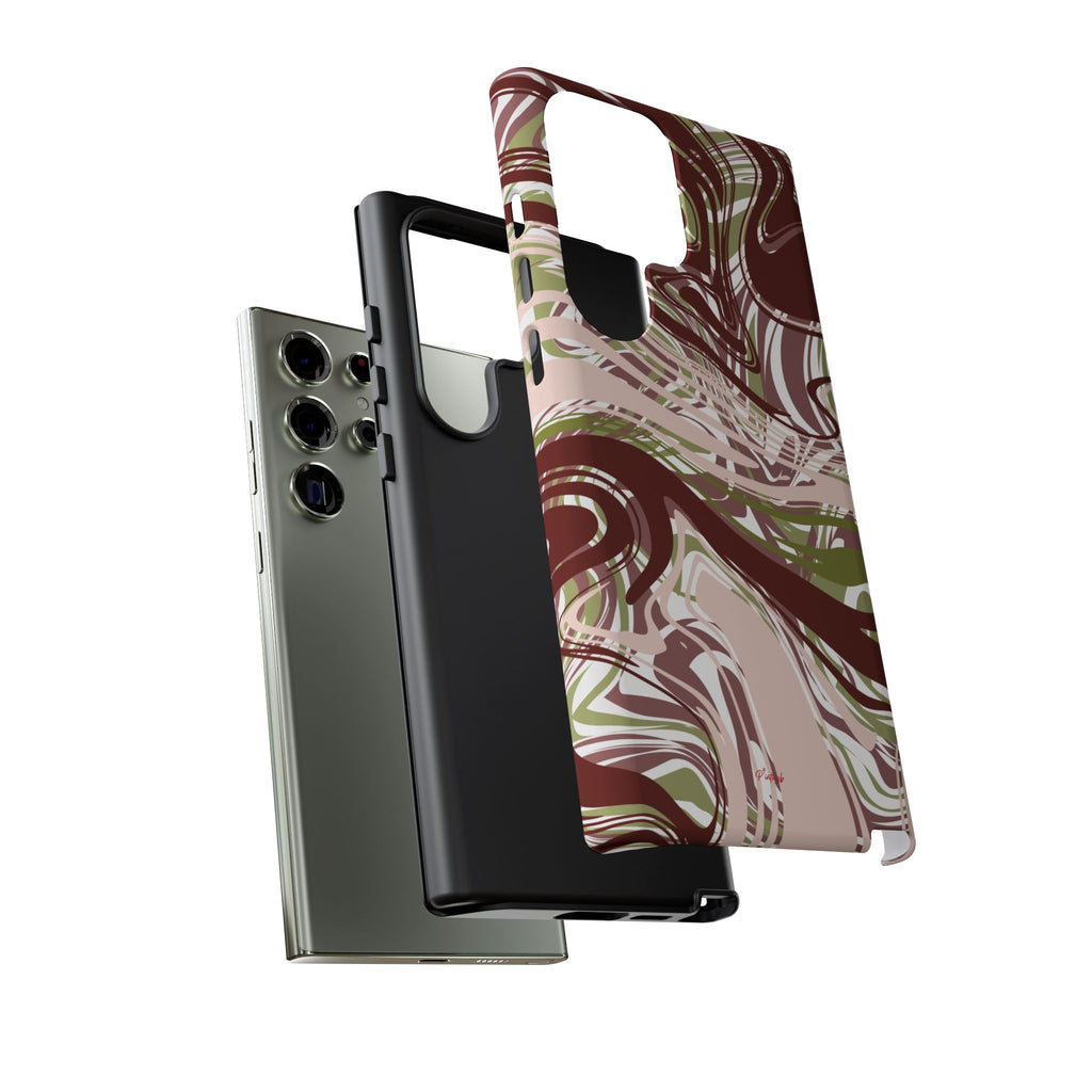 Abstract Marbled Tough Phone Case