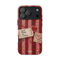 “Good Things Are Coming” Red Phone Case