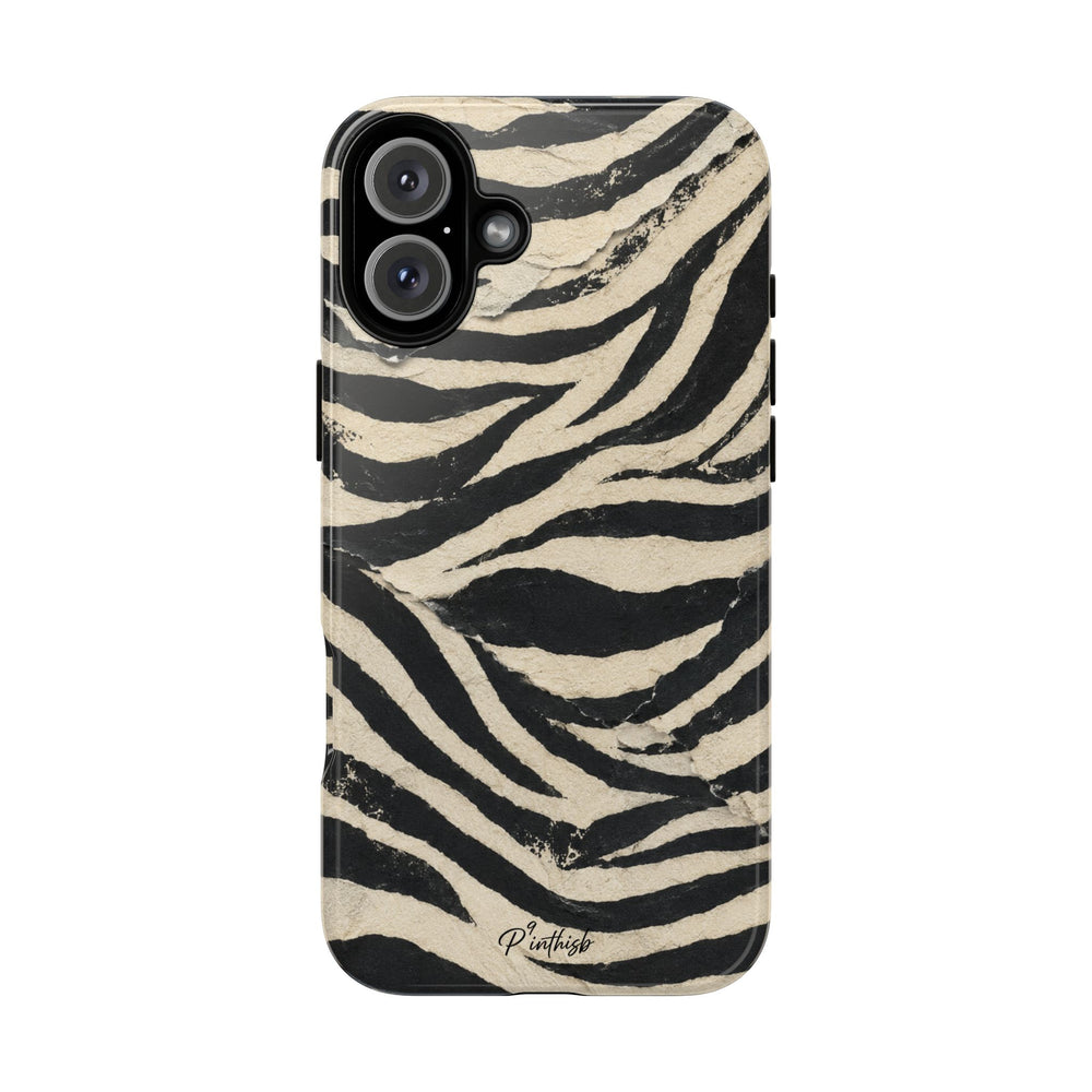 Zebra Stripe Tough Phone Case