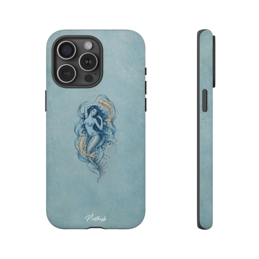 Pisces Zodiac Glitter Phone Case