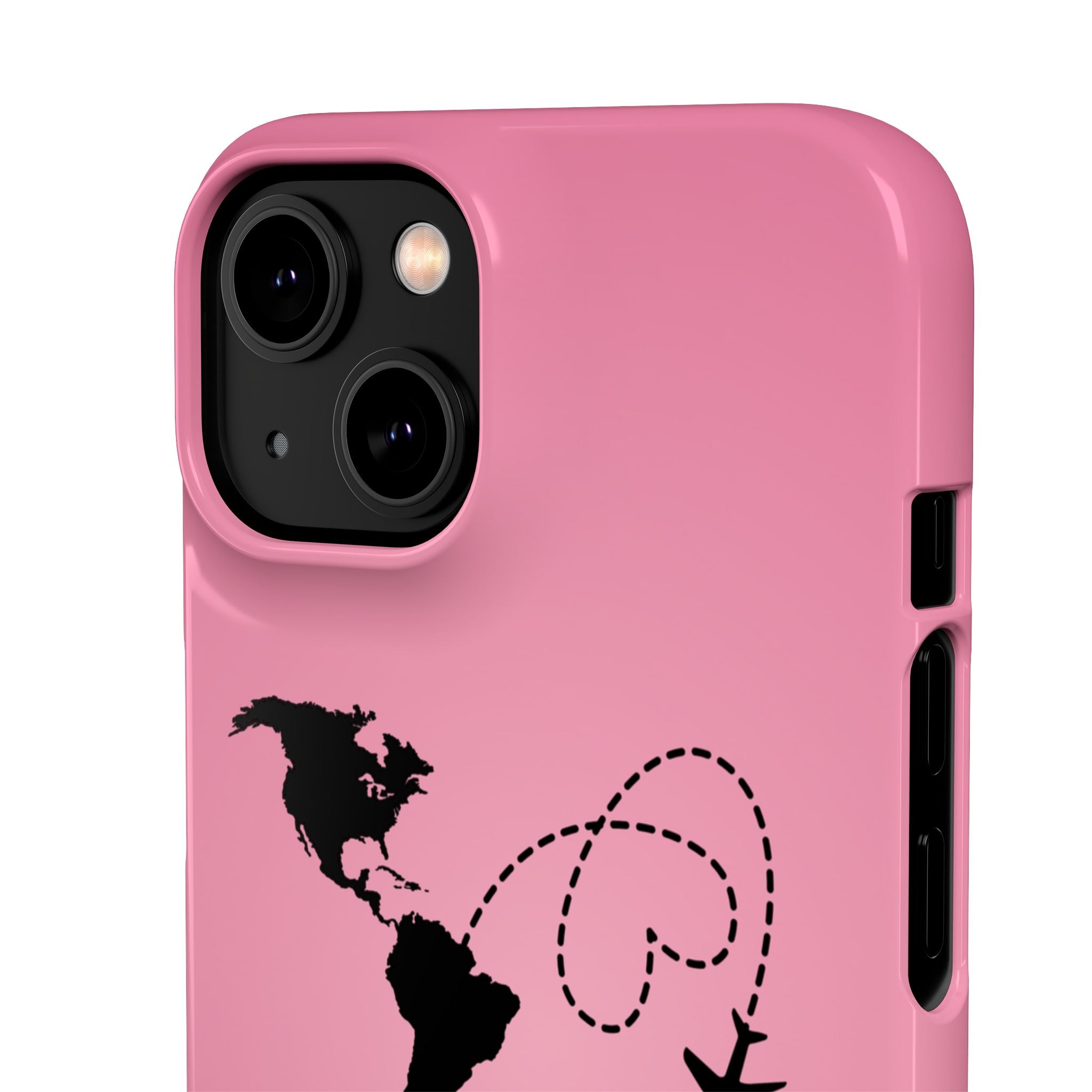 America to Albania Pink Snap Phone Case