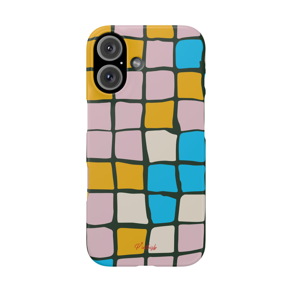 Color Grid Snap Phone Case
